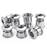 5-speed chainring mounting plate bolt nut chainring road bike parts black