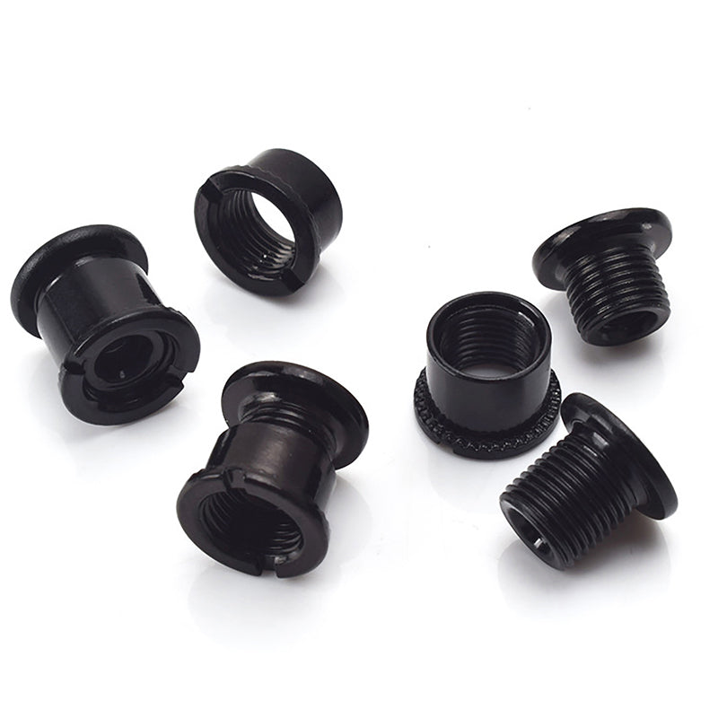 5-speed chainring mounting plate bolt nut chainring road bike parts black