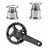5-speed chainring mounting plate bolt nut chainring road bike parts black