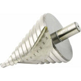 HSS Step Drill Ø 6-60mm - Spiral Large Cone Drill for Metal, Wood, Plastic - 45-Degree Angle