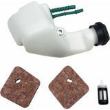 Fuel Tank Assembly, Fuel Tank Assembly Replacement for Stihl FS38 FS45 FS46 FS55 FC55 KM55 MM55 - Top-Down View