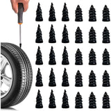 30pcs Rubber Tire Repair Spikes, Compatible with Cars, Motorcycles, Trucks (15S+15L) - Quick Fix Tire Puncture Repair Kit
