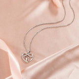 Grandma Grandchild Necklace with Card \"I Love You Forever\"