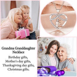 Grandma Grandchild Necklace with Card \