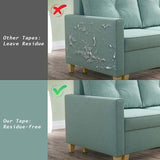 Cat Furniture Protector Against Scratching - 30cmx5m Transparent Sticker Self-Adhesive Roll Cat Scratching Guard Anti-Scratch Protection - for Furniture Door Wall - 45-Degree Angle