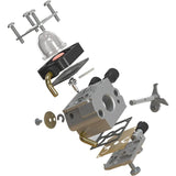 Carburetor for Stihl FS38 FS45 FS46 FS55 FS55r FS55rc FS74 FS75 FS80 FS85 KM55 HL45 KM55r, Lawn Mower Carburetor with Gaskets, Primer Bulbs and Spark Plugs