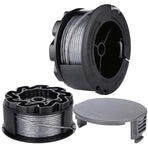 2-pack UniversalGrassCut Trimmer Line for BOSCH 18-26 18-260, Compatible with F016800570, Includes Guard