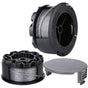2-pack UniversalGrassCut Trimmer Line for BOSCH 18-26 18-260, Compatible with F016800570, Includes Guard