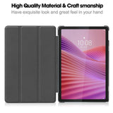 Case for Lenovo Tab TB311FU Anti-Drop Leather Stand Tablet Protection Multicolor{hh] Multicolor Multicolor Black - Front View