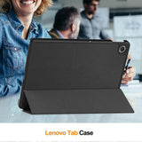 Case for Lenovo Tab TB311FU Anti-Drop Leather Stand Tablet Protection Multicolor{hh] Multicolor Multicolor Black - 45-Degree Angle