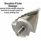 Twist Drill Set 6-60mm for Metal, Wood, Plastic - Compatible with HSS Cone Drills