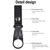 pcs Hanging Bottle Holder, Carabiner Hook, Portable Water Bottle - Side View