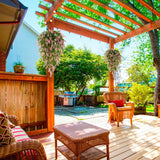 Artificial Plant 2 pcs UV Resistant Artificial Hanging Plants