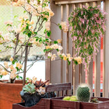 Artificial Plant 2 pcs UV Resistant Artificial Hanging Plants
