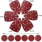 Sandpaper, Sandpaper for Bosch PSM 100A, PSM 160, PSM 200 AES, PSM 18, PDA 180, PSM 160 A/PSM 80/PRIO, 105 mm x 152 mm, 60-pack, Grit P40