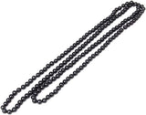 Black pearl necklace for women, pearl chain, black chain, extra long faux pearl necklace, multi-layer necklace for women, sweater necklace, faux pearl necklace 111