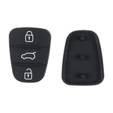 2pcs Silicone Key Case Compatible with Kia Sportage Cee'd Picanto Rio & Hyundai i10 i20 i30 ix20 ix35 - 3 Buttons Remote Control Cover - Side View