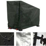 Waterproof Exercise Bike Cover - 123 x 58 x 113/142 cm - Dustproof and Sunproof - for Outdoor Cycling - Top-Down View