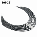 10 pcs For Bosch AFS 23-37 Lawn Mower Nylon Line Trimmer Line with Buckle F016800431