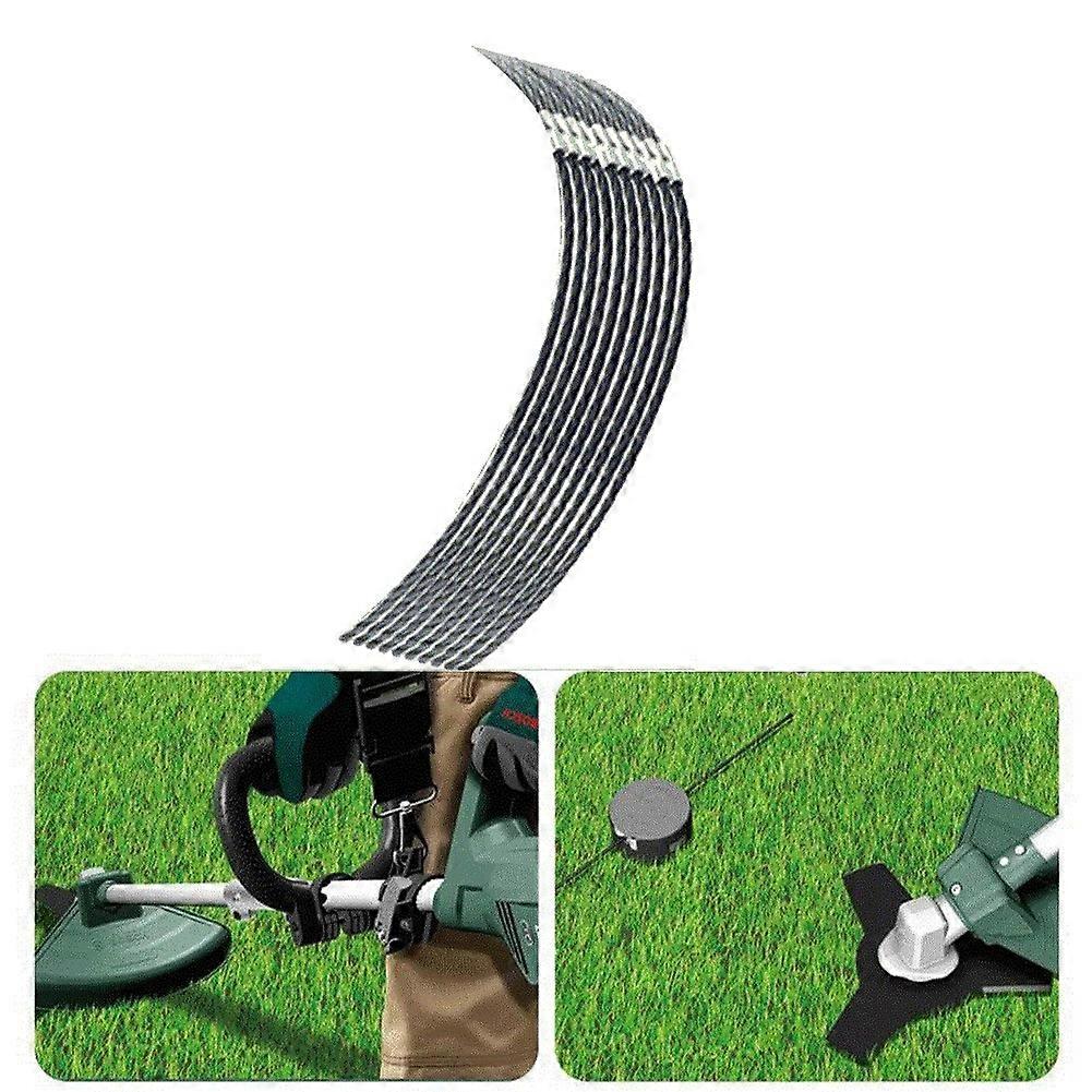 10 pcs For Bosch AFS 23-37 Lawn Mower Nylon Line Trimmer Line with Buckle F016800431