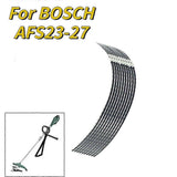 10 pcs For Bosch AFS 23-37 Lawn Mower Nylon Line Trimmer Line with Buckle F016800431