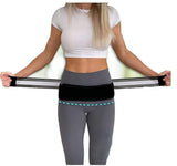 Abdominal and Back Support Belt for Back, Postpartum Body Shaping, Breathable Back Belt for Men - Side View