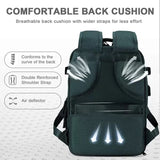 40x20x25 cm cabin bag backpack, ryanair cabin bag, cabin bag, travel backpack, laptop backpack for men and women-xindaren - Rear View