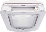Cat Mate cat flap, white, comfortable for cats to get in and out