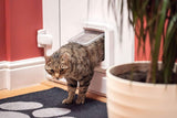 Cat Mate cat flap, white, comfortable for cats to get in and out
