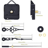 Quartz DIY Wall Clock Movement Mechanism Battery Operated DIY Repair Parts..DEBUNS - Front View