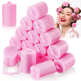 24 Sponge Hair Rollers, Large Hair Rollers for Styling with Soft Foam 2.5 cm 2.5cm