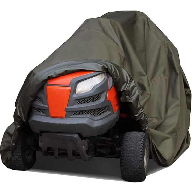 Universal Waterproof Lawn Mower Cover 210D Oxford Fabric - 183x112x109cm, Compatible with Most Riding Mowers and Tractors