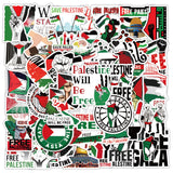 100 pcs Palestine stickers free country sticker gift for motorcycle