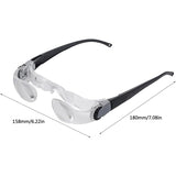 TV Magnifying Glass 2.1x TV Glasses Remote Viewing TV Glasses, ZQKLA - 45-Degree Angle