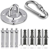 Stainless Steel Ceiling Mount, 500kg Capacity, 180° Rotation, Suspension - Front View