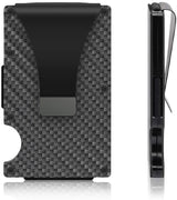 Best selling product!!! Carbon fiber RFID Card holder Black - Christmas gift One size