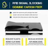 Best selling product!!! Carbon fiber RFID Card holder Black - Christmas gift One size