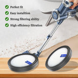 Replacement Filter for PrettyCare W200/W300/W400/P1/P2 Vacuum Cleaner, Washable. - Side View