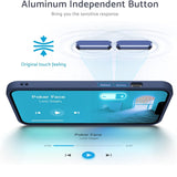 Compatible with iPhone 13 - MagSafe Case Shockproof Silicone Matte Blue