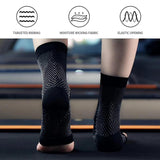 pairs of neuropathy socks, soothing socks for neuropathy pain, tendinitis compression socks, plantar fasciitis, neuropathy - Black - L XL