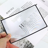 3X (300%) Fresnel Magnifying Glass Sheet - 3 Pieces, 4.70