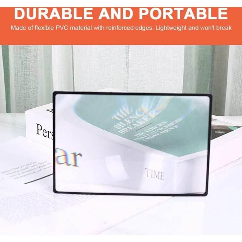 3X (300%) Fresnel Magnifying Glass Sheet - 3 Pieces, 4.70