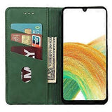PU Leather Mobile Case for Samsung Galaxy A55 5G, Shockproof, Wallet Model (Style F) - Front View
