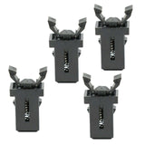 4pcs/set Replacement Car Sunglasses Holder Upper Console Latch for Most Trash Fk