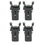 4pcs/set Replacement Car Sunglasses Holder Upper Console Latch for Most Trash Fk