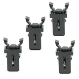 4pcs/set Replacement Car Sunglasses Holder Upper Console Latch for Most Trash Fk - Side View