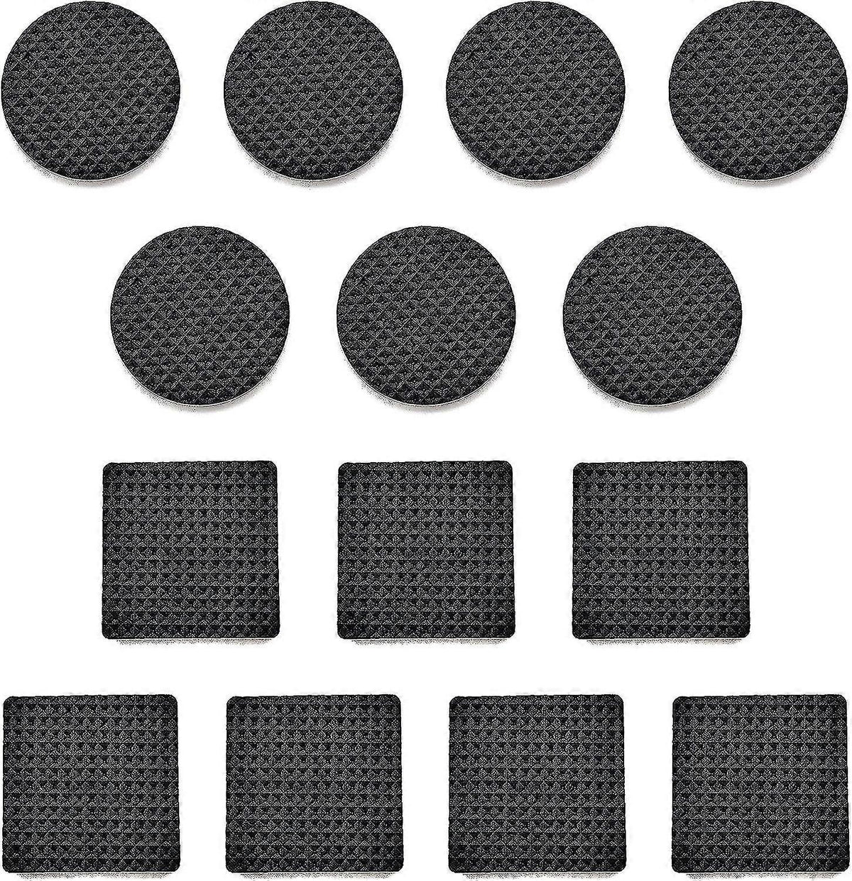 60 pieces non-slip rubber pads, self-adhesive rubber furniture protectors, protective pads for wooden floors, tables, chairs, bed legs