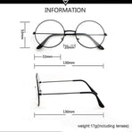 Harry Potter Vintage Round Glasses Frames, Black