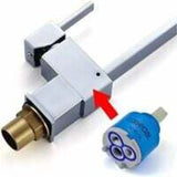 Ceramic Faucet Insert for Mixer Valve Replacement 35MM, DEBUNS - Front View
