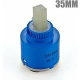 Ceramic Faucet Insert for Mixer Valve Replacement 35MM, DEBUNS - 45-Degree Angle
